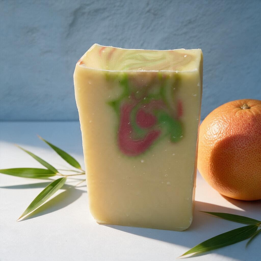 Grapefruit & Bamboo (drop swirl)